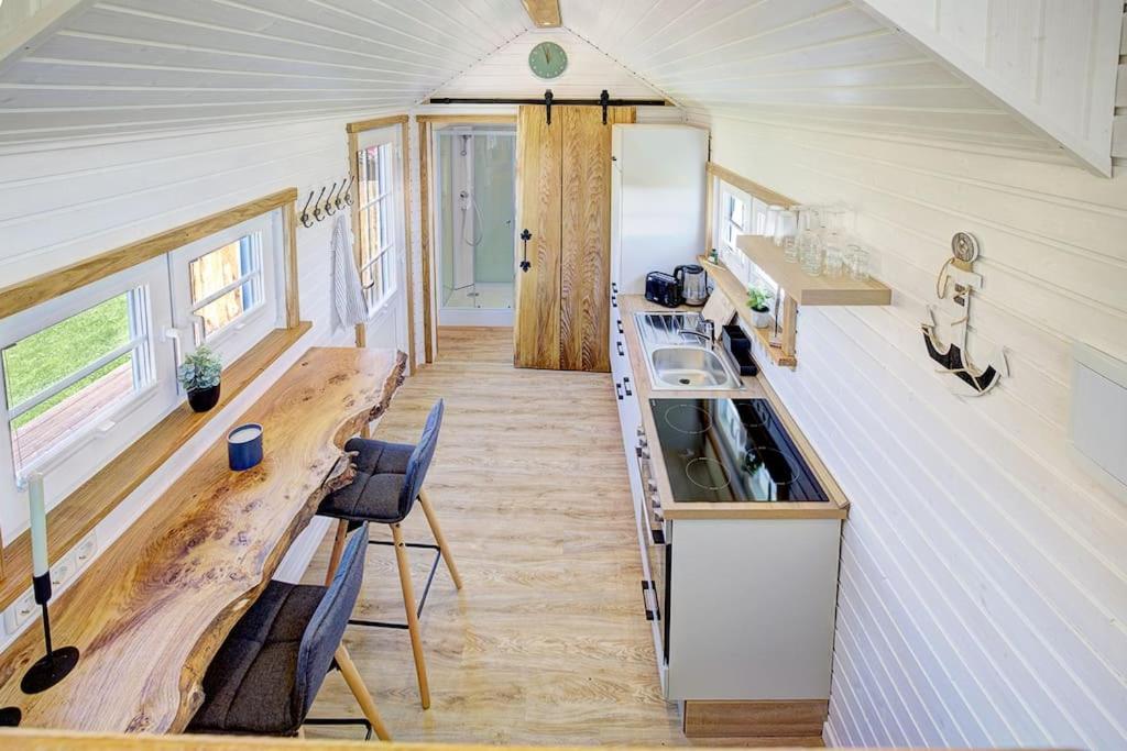 Tiny House Strandhaekster Westerdeichstrich Buitenkant foto