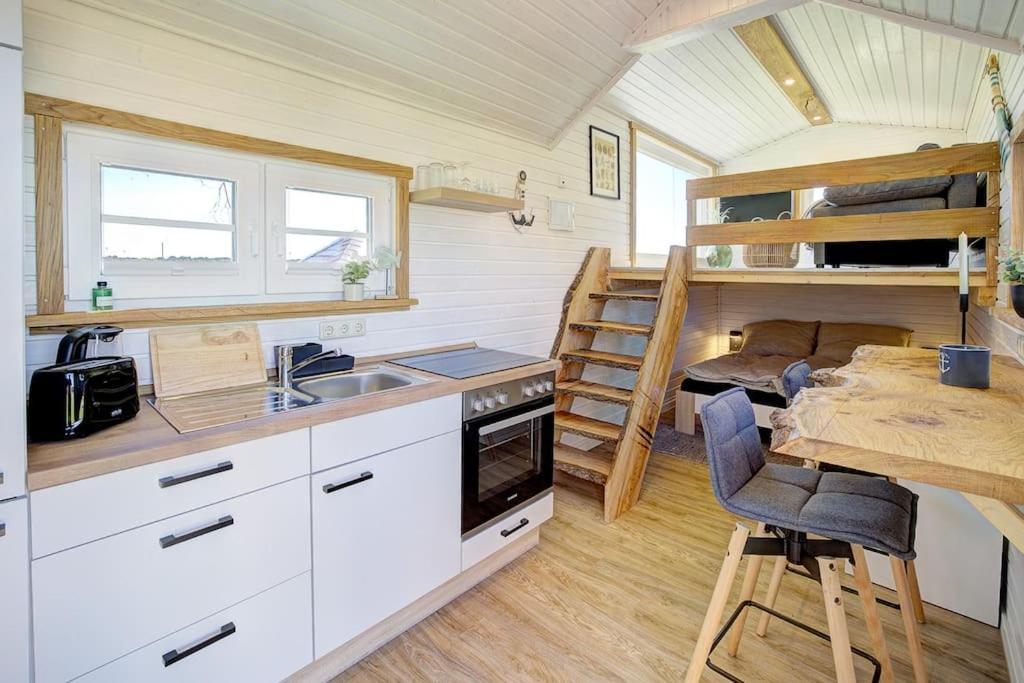 Tiny House Strandhaekster Westerdeichstrich Buitenkant foto