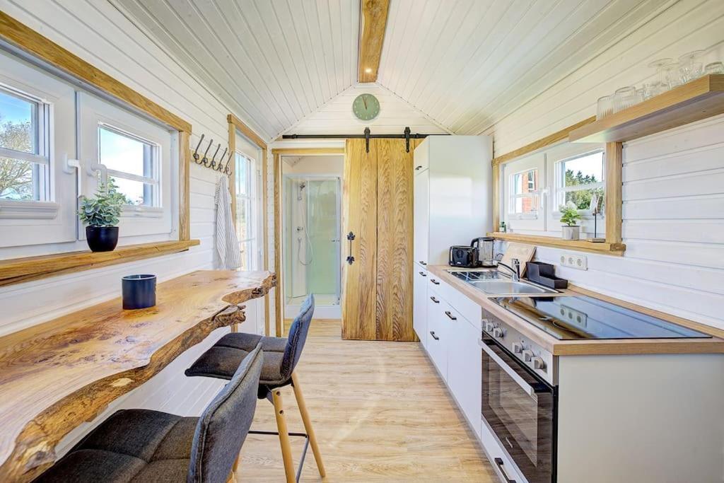 Tiny House Strandhaekster Westerdeichstrich Buitenkant foto